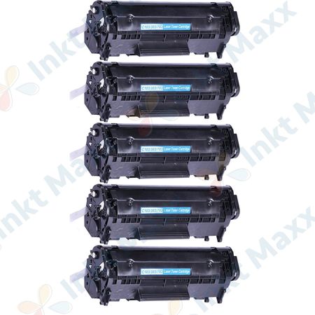 5 stuks Canon 703 toner zwart (Inkt Maxx Huismerk)