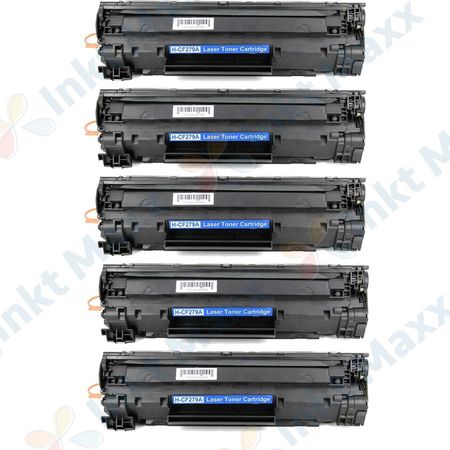 5 stuks HP 79A (CF279A) toner zwart (Inkt Maxx Huismerk)