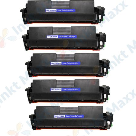 5 stuks HP 94A (CF294A) toner zwart (Inkt Maxx Huismerk)