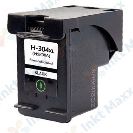 HP 304XL (N9K08AE) inktcartridge zwart hoge capaciteit (Inkt Maxx Huismerk)