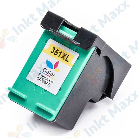 HP 351XL (CB338EE) inktcartridge kleur hoge capaciteit (Inkt Maxx Huismerk)