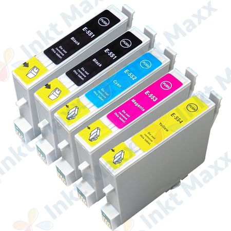 5 stuks Epson T0556 inktcartridges (Inkt Maxx Huismerk)