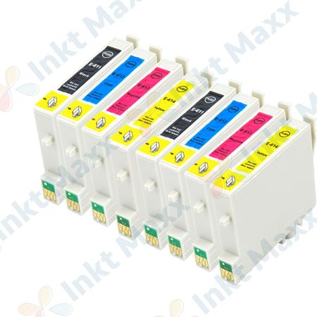 8 stuks Epson T0615 inktcartridges (Inkt Maxx Huismerk)