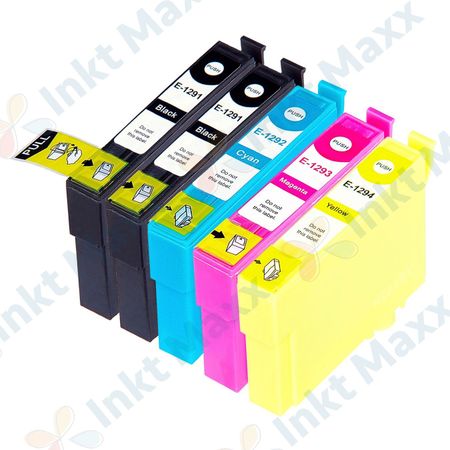 5 stuks Epson T1295 inktcartridges (Inkt Maxx Huismerk)