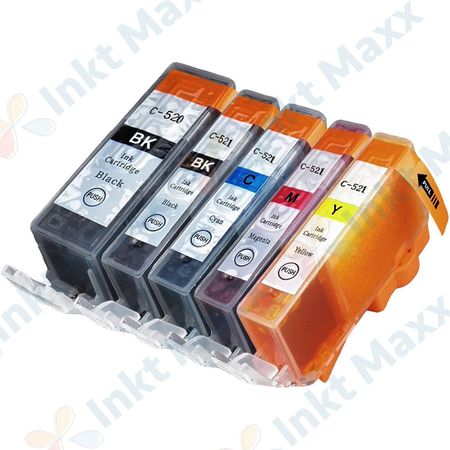 Inkt Maxx Huismerk 5 stuks Canon PGI-520 & CLI-521 inktcartridges