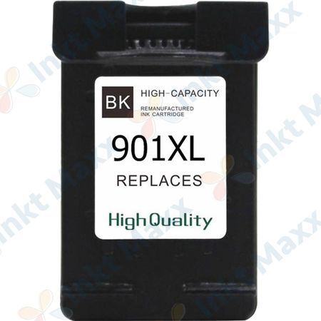 HP 901XL (CC654AE) inktcartridge zwart hoge capaciteit (Inkt Maxx Huismerk)