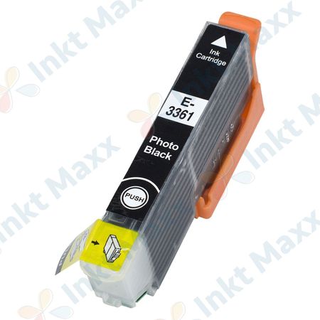 Epson 33XL inktcartridge foto zwart hoge capaciteit (Inkt Maxx Huismerk)