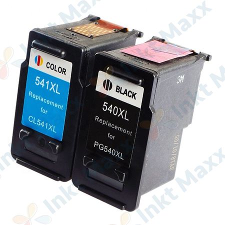 2 stuks Canon PG-540XL / CL-541XL inktcartridges hoge capaciteit (Inkt Maxx Huismerk)