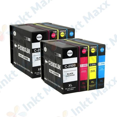 8 stuks Canon PGI-2500XL inktcartridges hoge capaciteit (Inkt Maxx Huismerk)