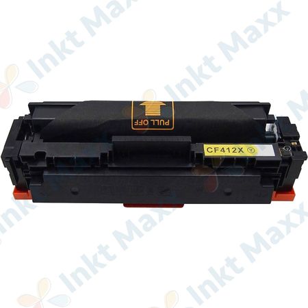 HP 410X (CF412X) toner geel hoge capaciteit (Inkt Maxx Huismerk)